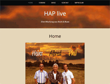 Tablet Screenshot of hap-live.de